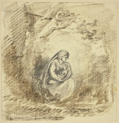 Matka i dziecko autorstwa Unknown artist