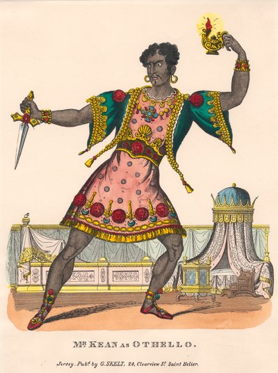 Pan Kean jako Othello autorstwa Unknown artist