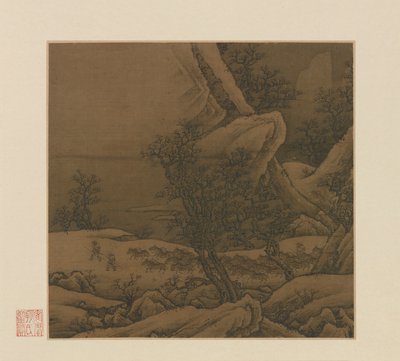 Pociąg mułów w Górach Śnieżnych autorstwa Unknown artist
