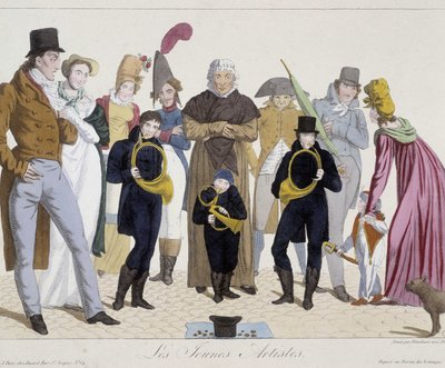 Muzycy na ulicy: młodzi artyści (róg) - Carnavalet autorstwa Unknown artist