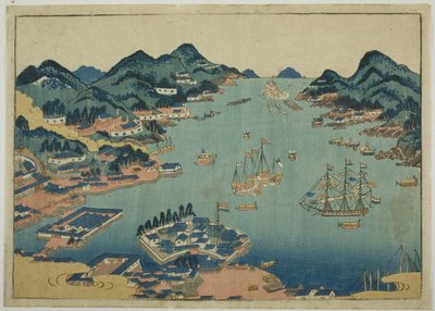 Port Nagasaki autorstwa Unknown artist