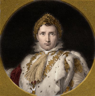 Napoleon Bonaparte 1769-1821 - rycina - XIX wiek autorstwa Unknown artist