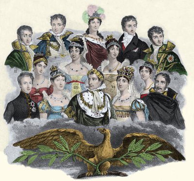 Napoleon Bonaparte i jego rodzina autorstwa Unknown artist