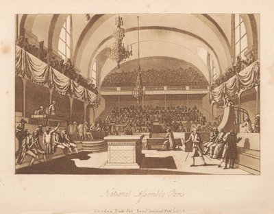 Zgromadzenie Narodowe, Paryż autorstwa Unknown artist