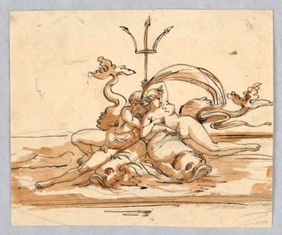 Neptun i Amfitryt autorstwa Unknown artist