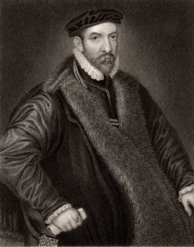 Nicholas Bacon (1509-1579) autorstwa Unknown artist