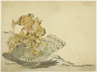 Onamushi no Mikoto Zabicie wielkiego ptaka autorstwa Unknown artist