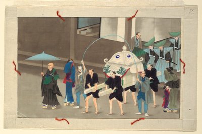 Jedna z szesnastu scen śmierci i pochówku mężczyzny autorstwa Unknown artist