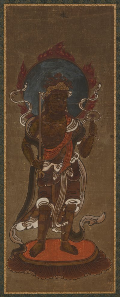 Jeden z dwunastu dewów: Sui-ten (<em>Varuna</em>) autorstwa Unknown artist