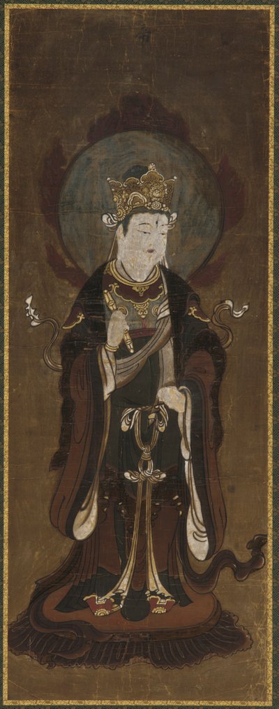 Jeden z dwunastu dewów: Taishaku-ten (<em>Indra</em>) autorstwa Unknown artist