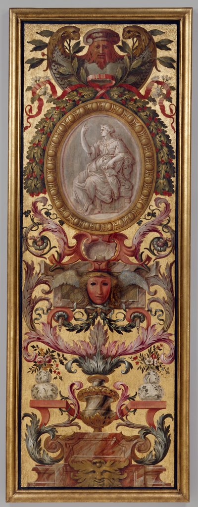 Jeden pomalowany panel autorstwa Unknown artist
