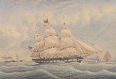 Statek transportowy Ivanhoe 1849 autorstwa Unknown artist
