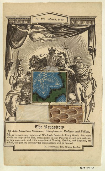 Strona z Repozytorium Ackermanna autorstwa Unknown artist