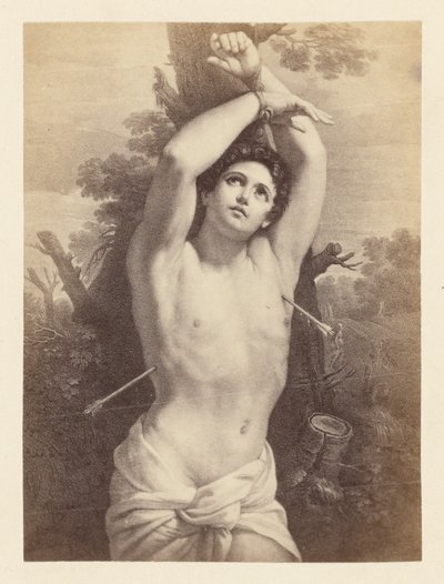 [Malowidło przedstawiające męczeństwo świętego Sebastiana]. autorstwa Unknown artist