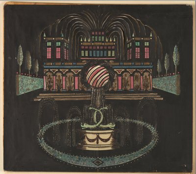 Pałac i Fontanna autorstwa Unknown artist