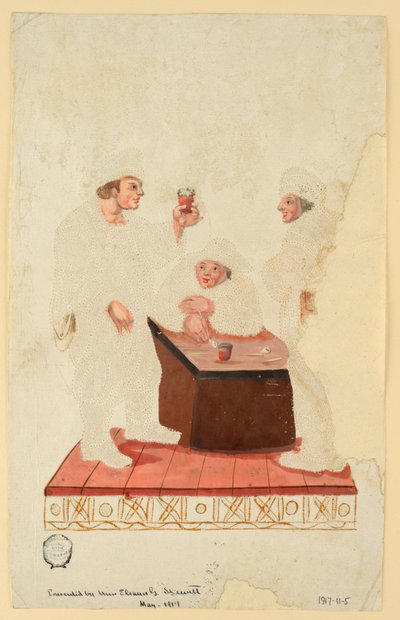 Chłopi w kabarecie autorstwa Unknown artist