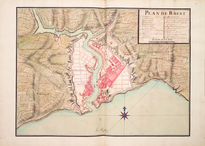 Plan Brześcia autorstwa Unknown artist