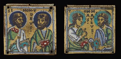 Para tablic: Szymon i Tadeusz oraz Tomasz i Mateusz autorstwa Unknown artist