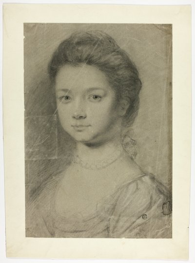 Portret popiersie młodej kobiety autorstwa Unknown artist