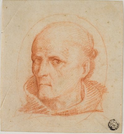 Portret głowy mnicha franciszkańskiego autorstwa Unknown artist