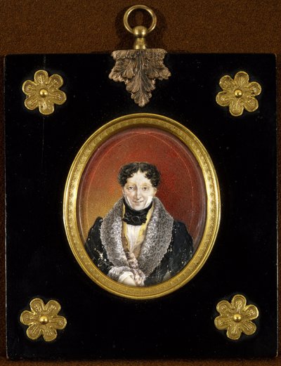 Portret baletmistrza Charlesa Louisa (Charles-Louis) Didelot (1767-1837) (Portret baletmistrza C. L. Didelota). Praca anonimowa, olej na tekturze, ok. 1820. Portret XIX w., klasycyzm. Państwowe Muzeum Sztuki Teatralnej i Muzycznej, Saint Peters autorstwa Unknown artist