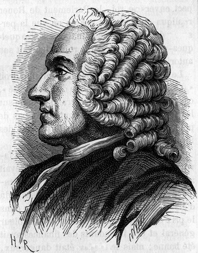 Portret opactwa Terray (Terray) Francuskiego męża stanu, generalnego kontrolera finansów (1715-1778). autorstwa Unknown artist