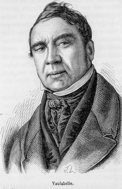 Portret Achille Tenaille de Vaulabelle (1799-1879), francuskiego ministra edukacji narodowej. autorstwa Unknown artist