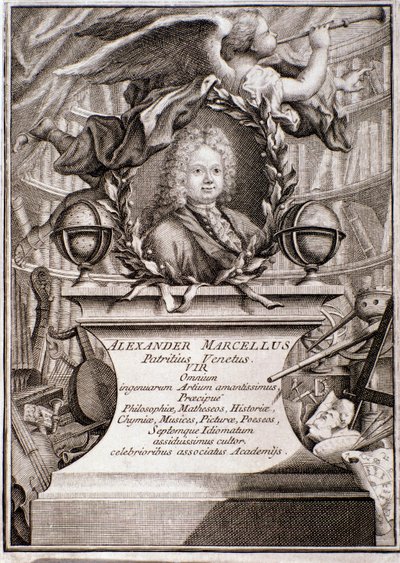Portret Alessandro Marcello (grafika) autorstwa Unknown artist