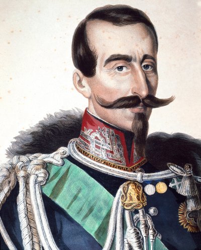 Portret Alfonso Ferrero, markiza de La Marmora (1804-1878), włoskiego generała i polityka autorstwa Unknown artist