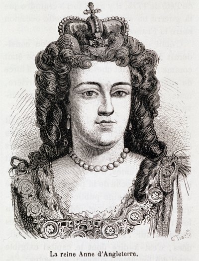 Portret Anny Anglii. autorstwa Unknown artist