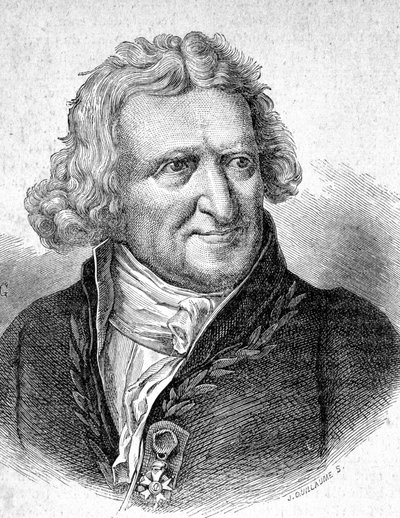 Portret Antoine Augustina Parmentiera (1737 - 1813), francuskiego aptekarza wojskowego i agronoma - w „Les Contemporains””, b.d. koniec XIX wieku. autorstwa Unknown artist