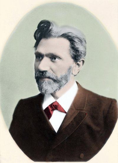 Portret Augusta Bebla (1840-1913), niemieckiego polityka. autorstwa Unknown artist