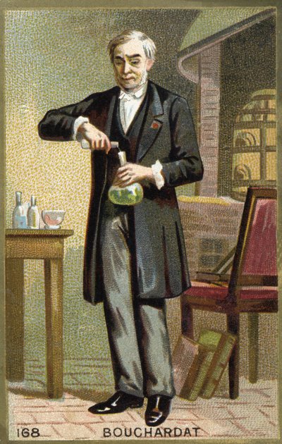 Portret Bouchardata. XIX-wieczna chromolitografia. autorstwa Unknown artist