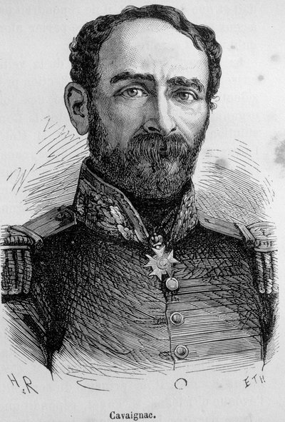 Portret Cavaignaca (1802-1857), francuskiego polityka i generała autorstwa Unknown artist