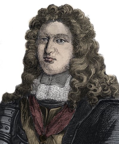 Portret Charlesa Auguste de La Fare Comte de Laugères (1644-1712), francuskiego poety autorstwa Unknown artist