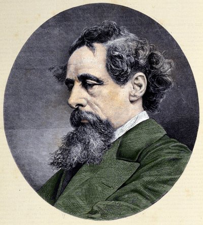 Portret Karola Dickensa (1812-1870), angielskiego pisarza. autorstwa Unknown artist