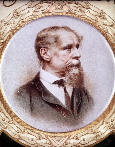 Portret Karola Dickensa (1812-1872). autorstwa Unknown artist