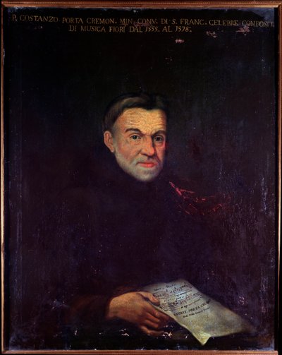 Portret Costanzo Porty, włoskiego kompozytora (malarstwo autorstwa Unknown artist