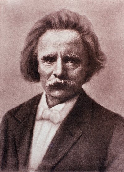 Portret Edvarda Griega (rysunek kredą) autorstwa Unknown artist