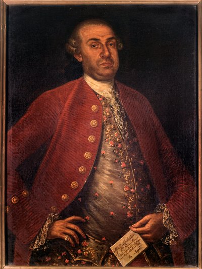 Portret Gennaro Manny, włoskiego kompozytora (malarstwo autorstwa Unknown artist