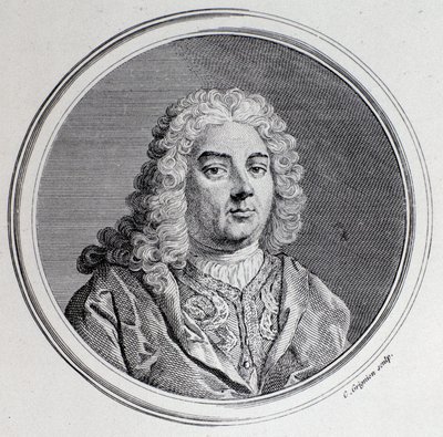 Portret Georga Friedricha Haendla (rycina) autorstwa Unknown artist