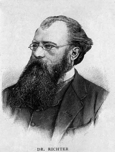 Portret niemieckiego dyrygenta Hansa Richtera (1843 - 1916). autorstwa Unknown artist