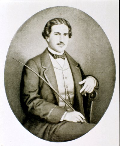 Portret Gigio Caroli, kochanka Giuseppiny Raimondi, drugiej żony Giuseppe Garibaldiego. Prywatna kolekcja autorstwa Unknown artist