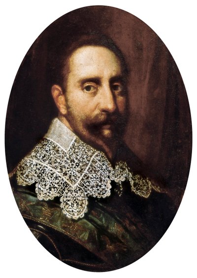 Portret Gustawa-Adolfa II (Gustave Adolphe) (1594-1632), króla Szwecji w latach 1611-1632. Malarstwo. Padwa, Muzeum Miejskie w Padwie. autorstwa Unknown artist