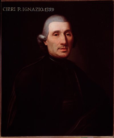 Portret Ignazio Cirri (1711-1787) włoskiego kompozytora Anonimowy obraz. 18 wiek. Bolonia, obywatelskie muzeum bibliograficzne autorstwa Unknown artist