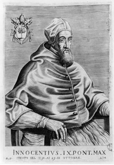 Portret Innocentego IX (1519 - 1591). autorstwa Unknown artist