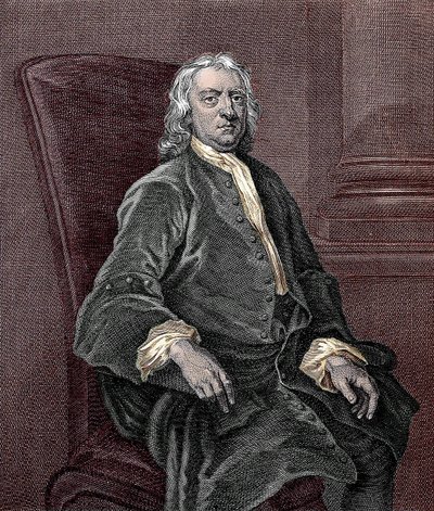 Portret Izaaka Newtona (1642-1727) autorstwa Unknown artist