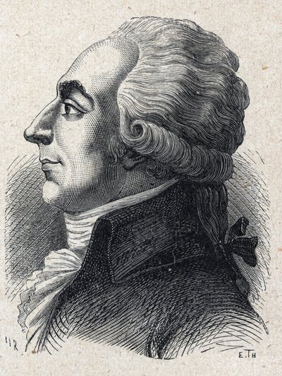Portret Jean-Baptiste (Jean Baptiste) Cloots dit Anacharsis Klootz (lub Clootz autorstwa Unknown artist