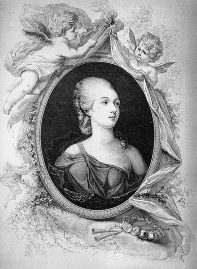 Portret Jeanne Becu, hrabiny (lub Madame) du Barry (1743-1793) - Muzeum Carnavalet. autorstwa Unknown artist