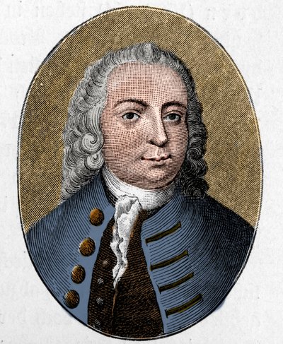 Portret Johanna Christiana Gunthera. poeta niemiecki (1695-1723). Rytownictwo. autorstwa Unknown artist